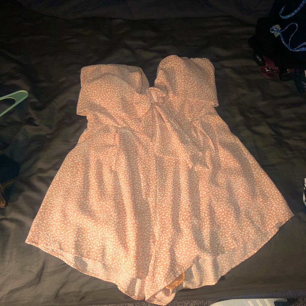 Pink Lily Romper